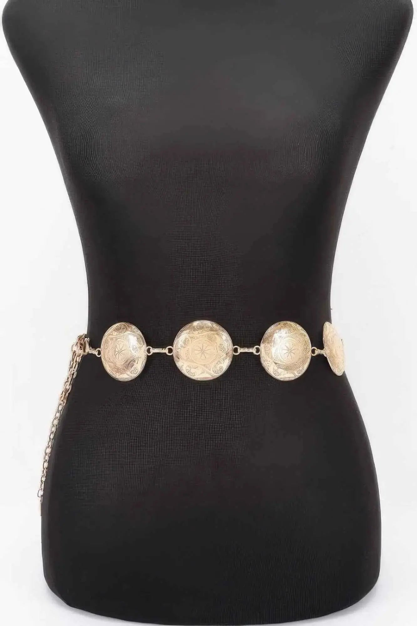 Vintage Metal Chain Belt - Mr Lou’s Place