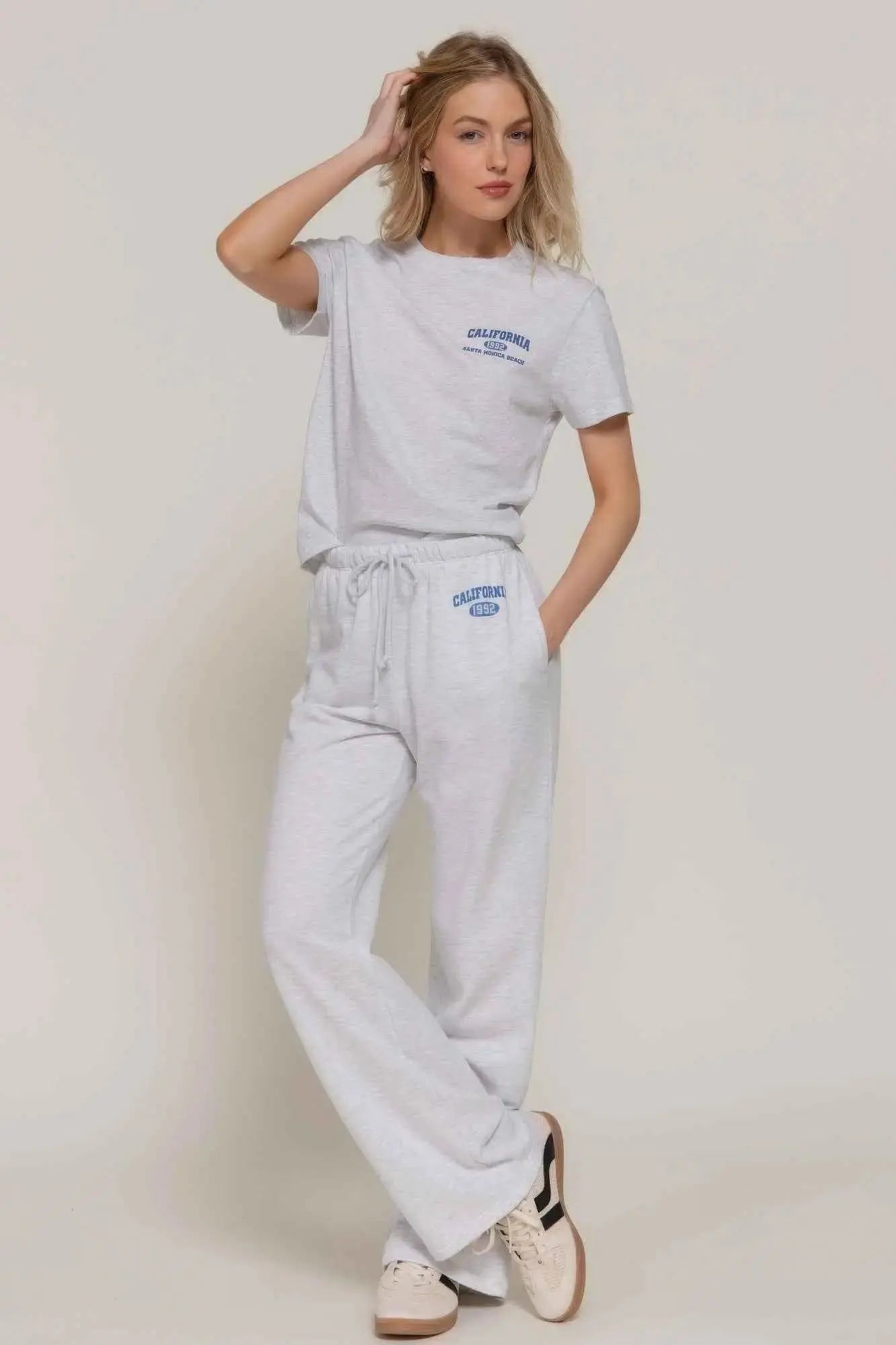 Waistband Print Detail Sweatpants - Mr Lou’s Place