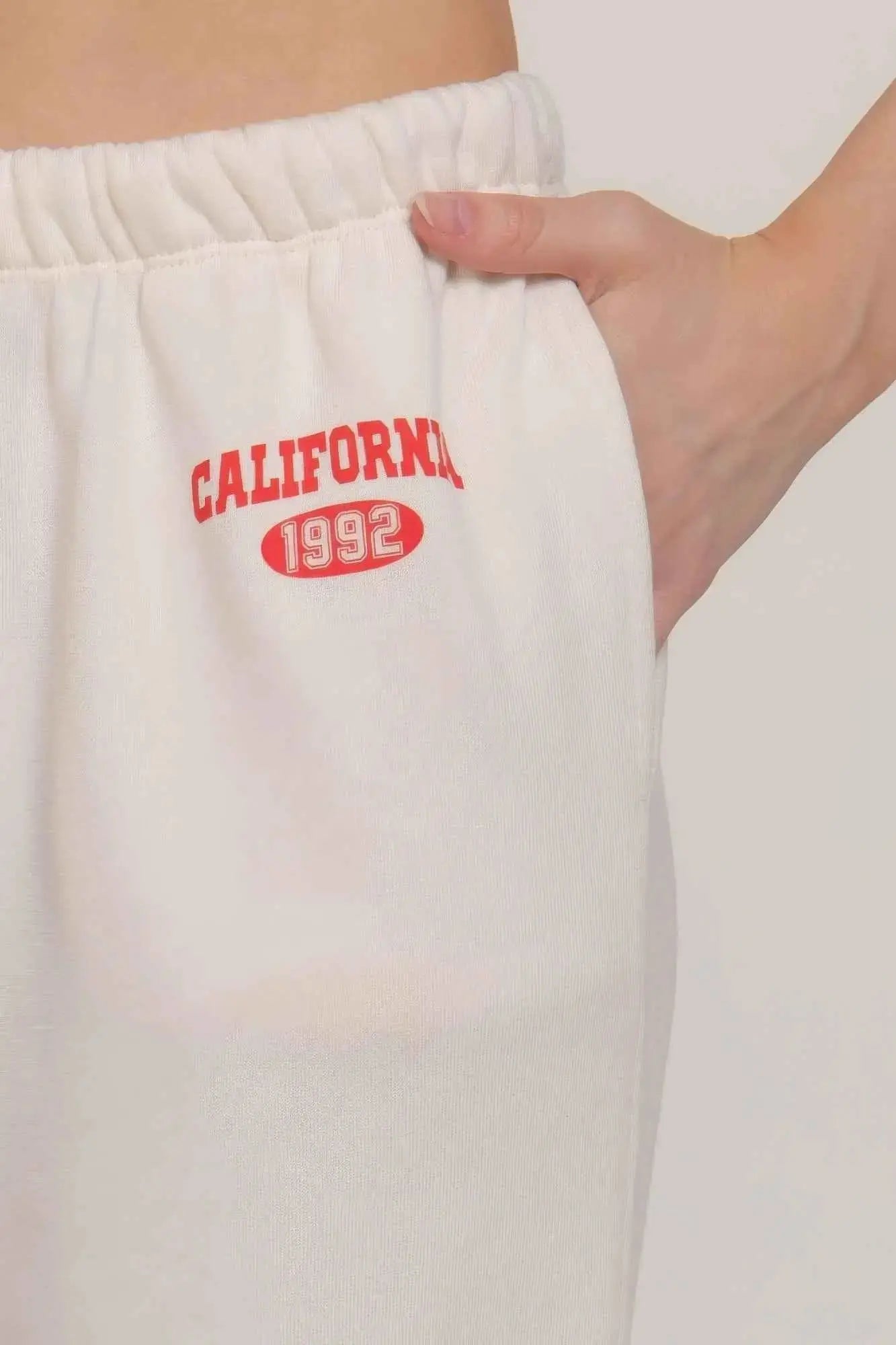 Waistband Print Detail Sweatpants - Mr Lou’s Place