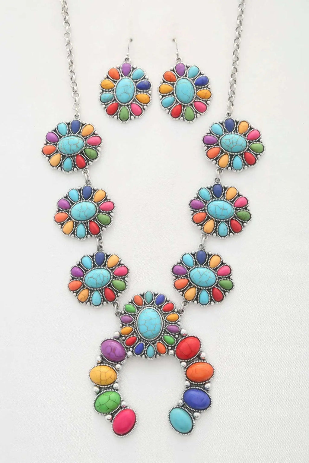 Western Rodeo Horse Concho Necklace - Mr Lou’s Place
