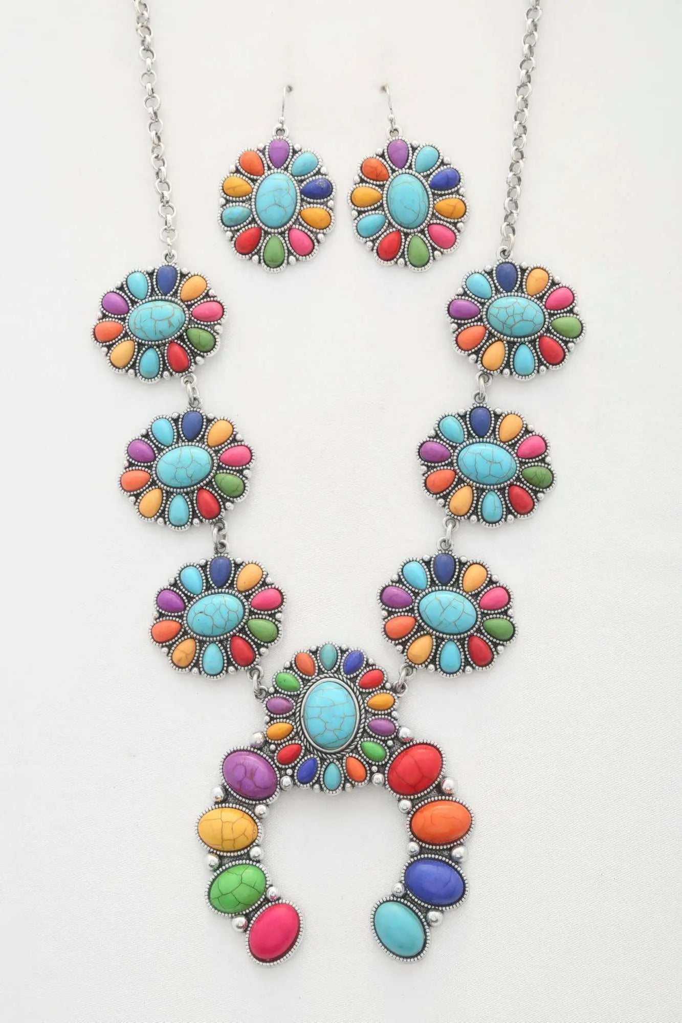 Western Rodeo Horse Concho Necklace - Mr Lou’s Place