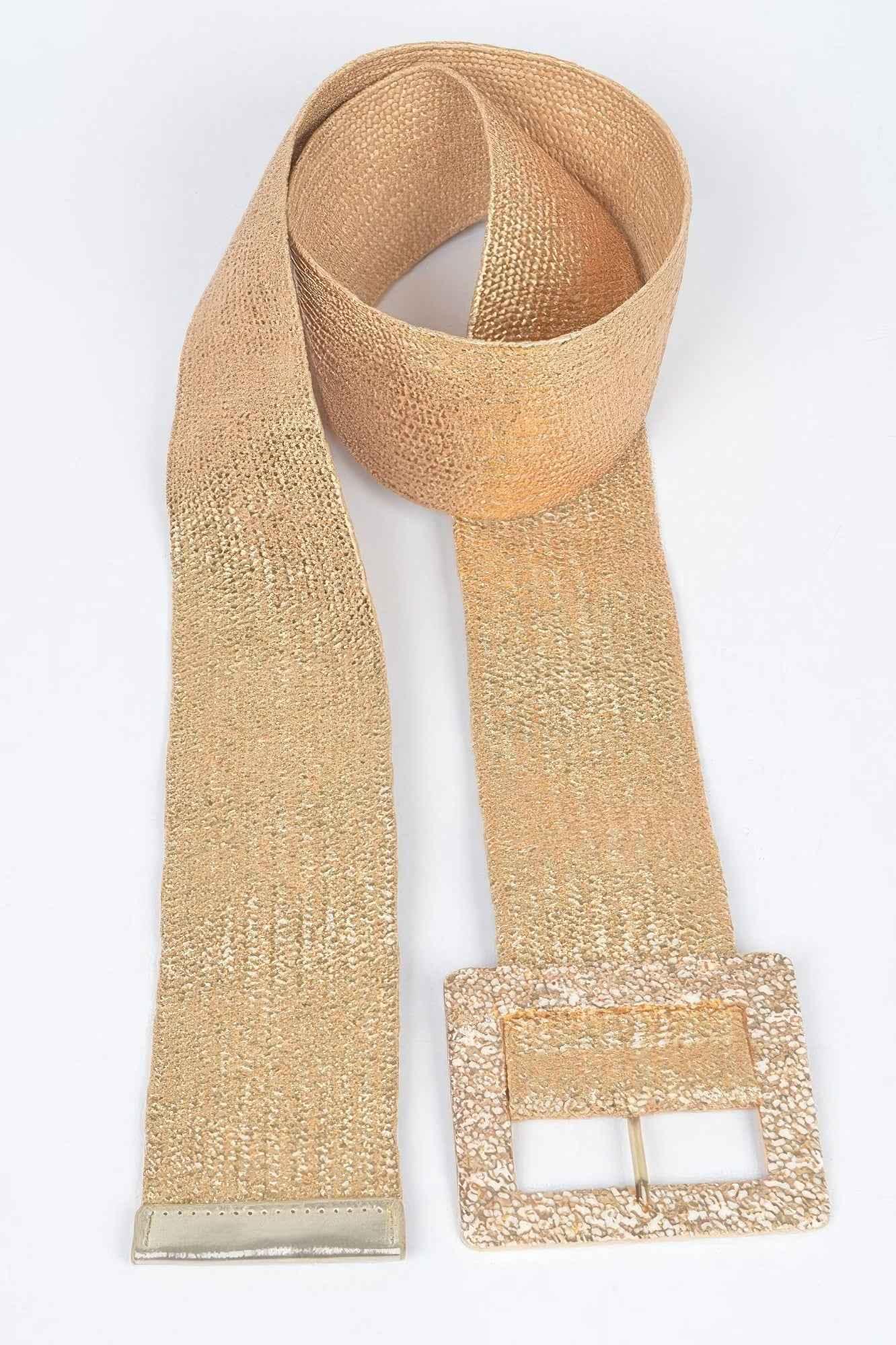 Wide Metal Buckle Plus Size Belt - Mr Lou’s Place