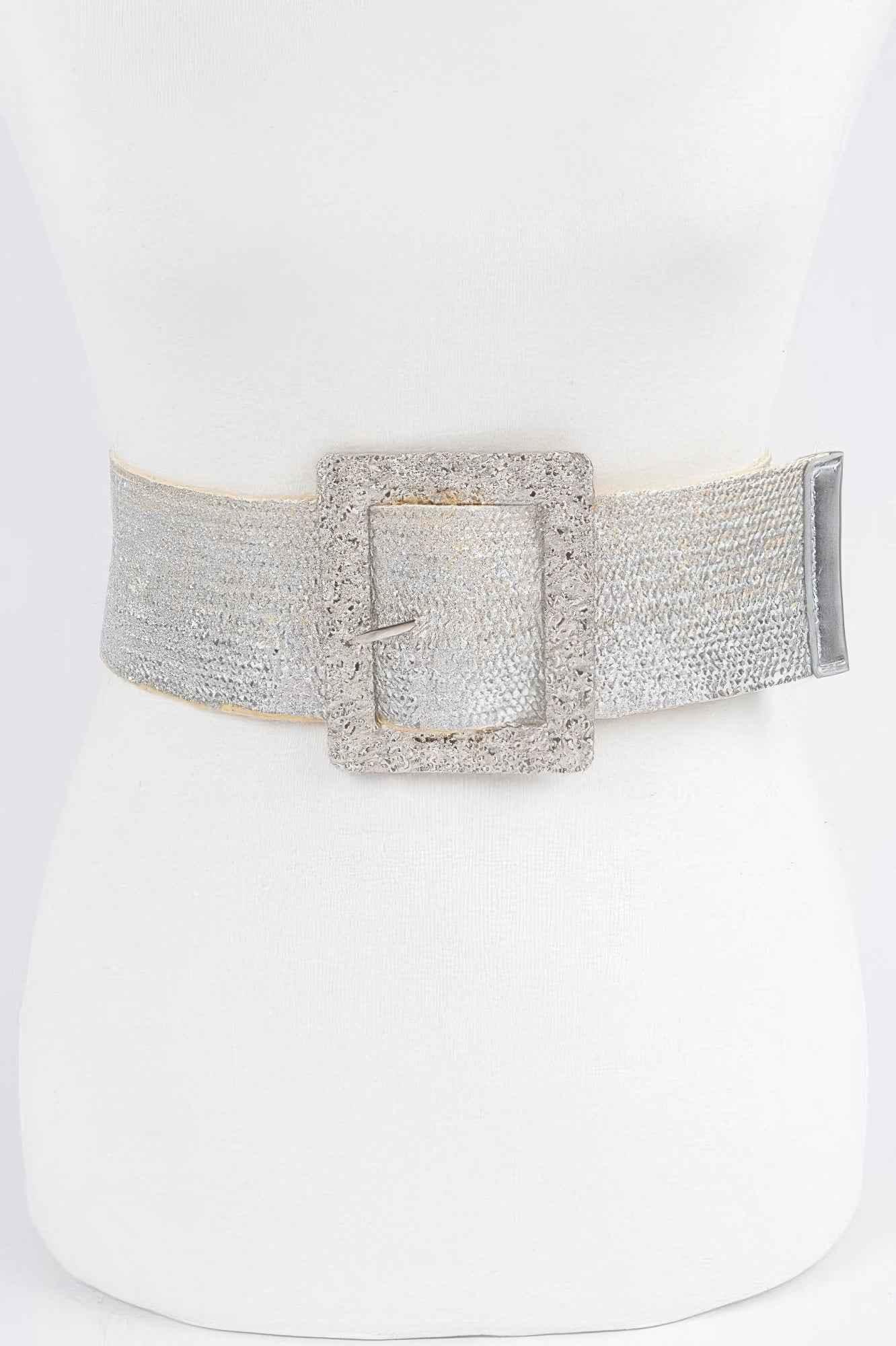 Wide Metal Buckle Plus Size Belt - Mr Lou’s Place