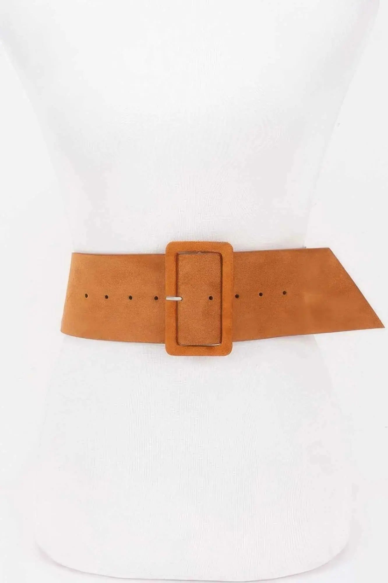 Wide Studded Buckle Belt - Mr Lou’s Place